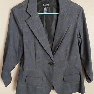 Gray blazer
